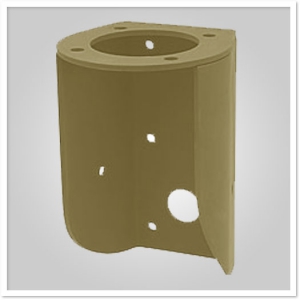 4257-T Vehicle Mounting Bracket (Tan) - Shakespeare Military Antennas